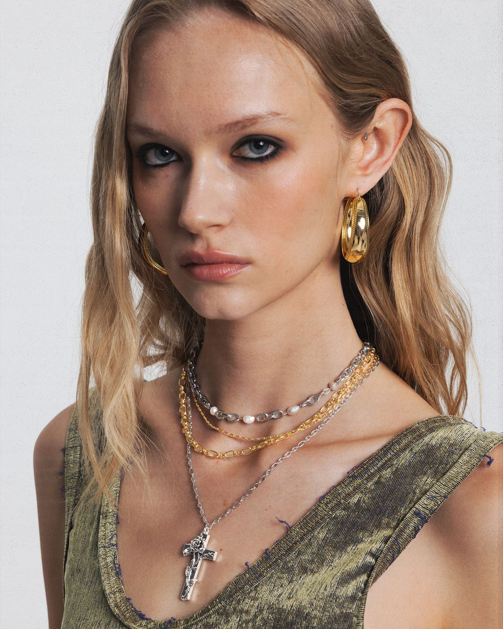 Orin Large Hoop Earrings - En Route Jewelry