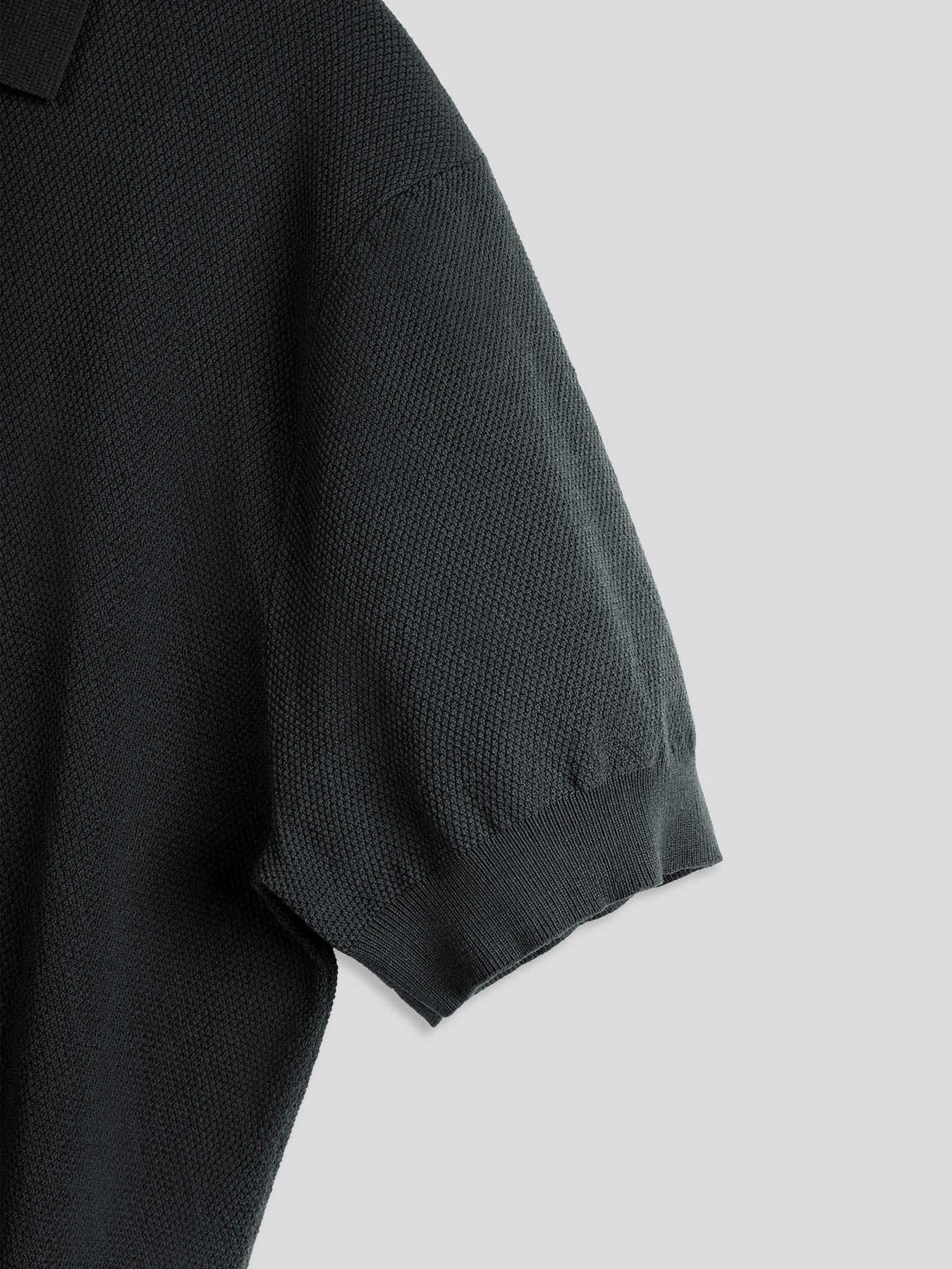 FlexKnit Active Knitted Zip Polo