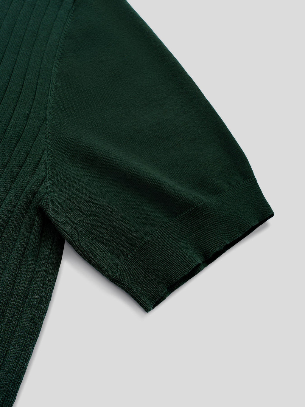 GentleKnit Contrast Color Short Sleeve Knitted Polo