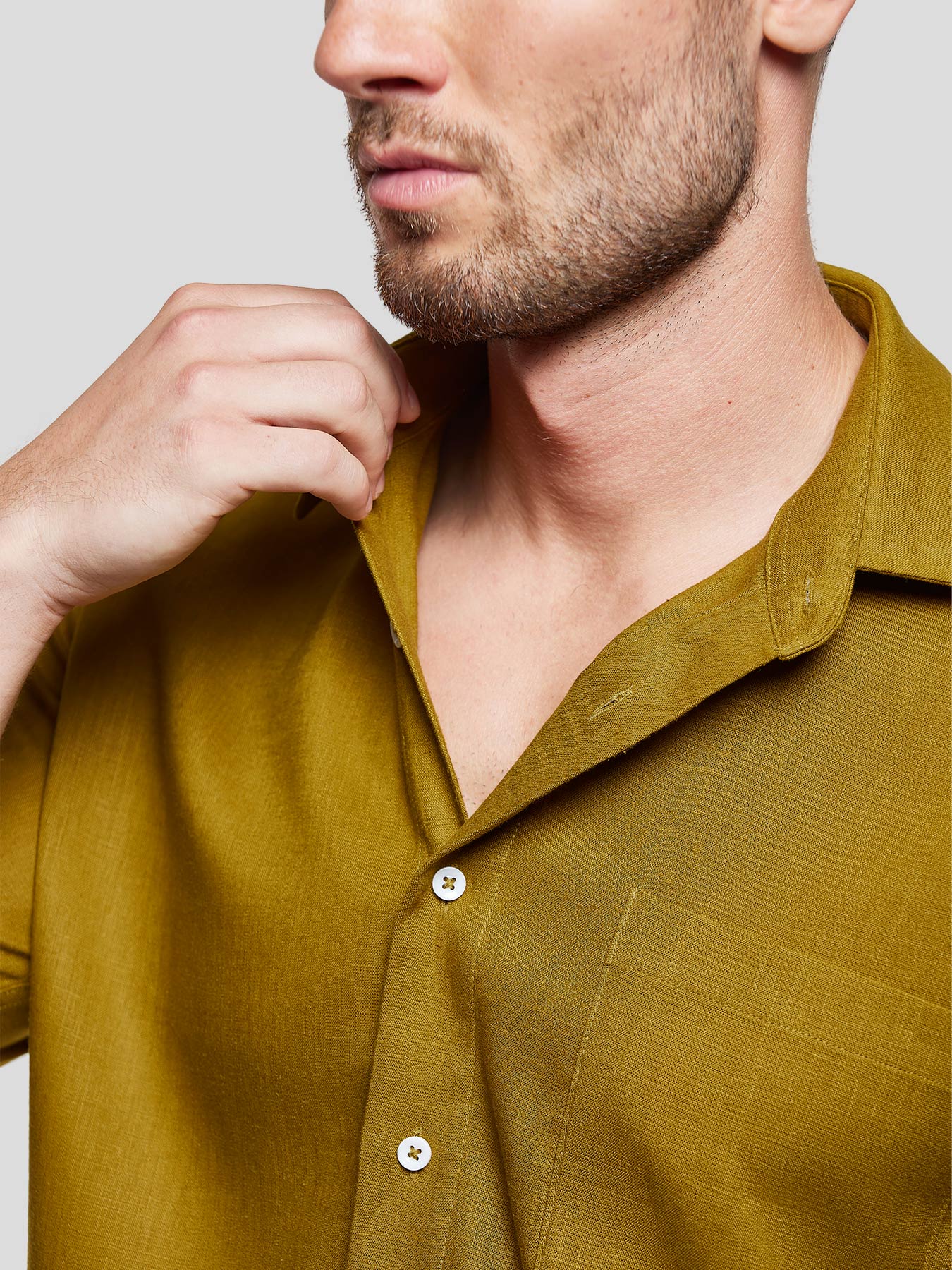 DreamWear Italian Linen Short Sleeve Shirt