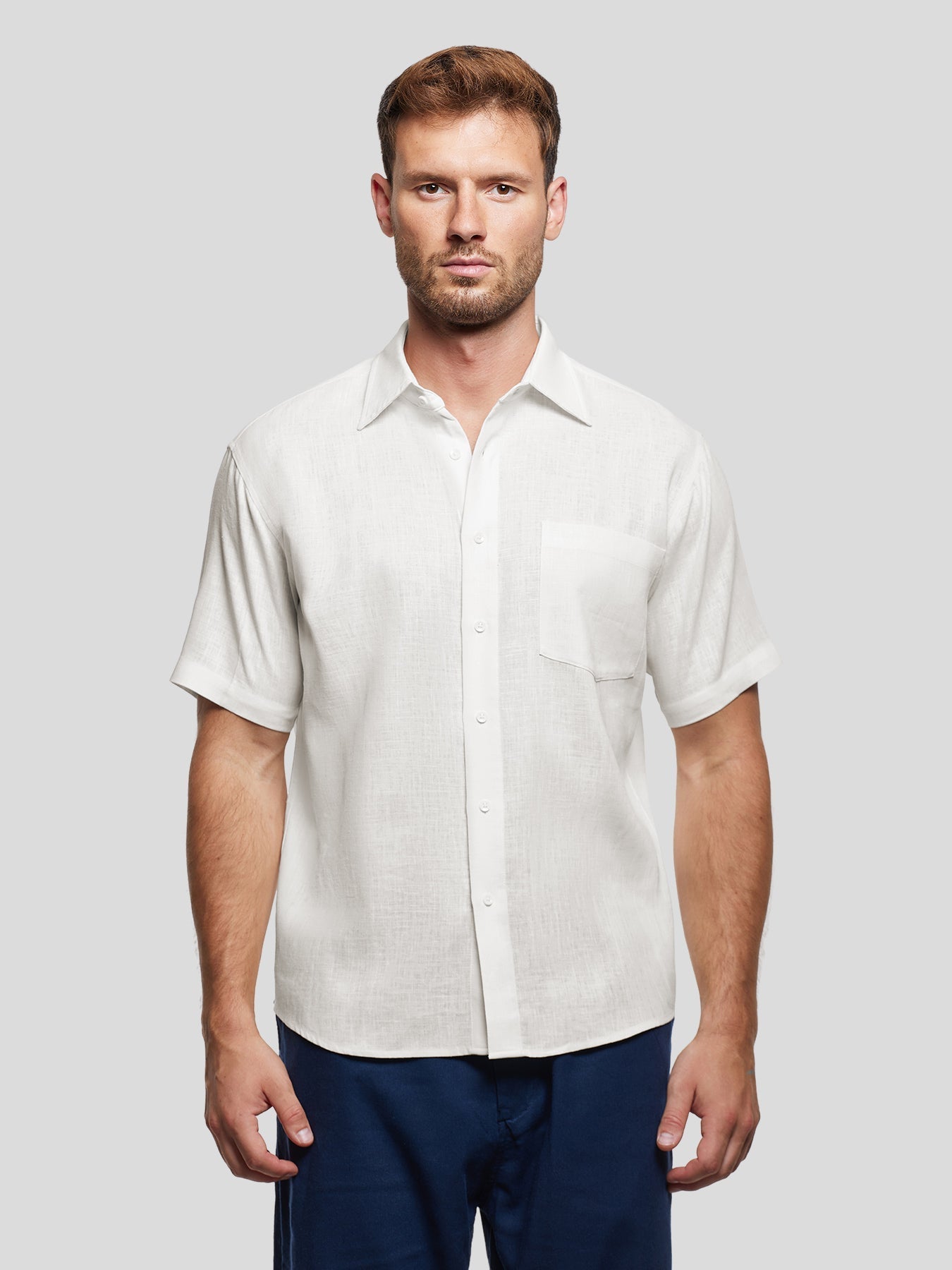 DreamWear Italian Linen Short Sleeve Shirt