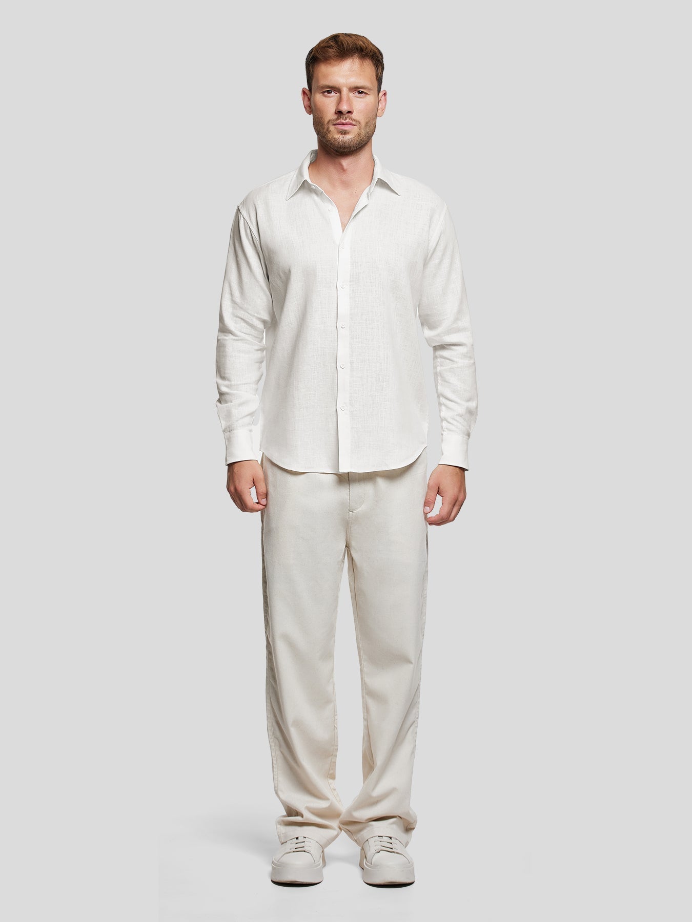 DreamWear Italian Linen Long Sleeve Shirt