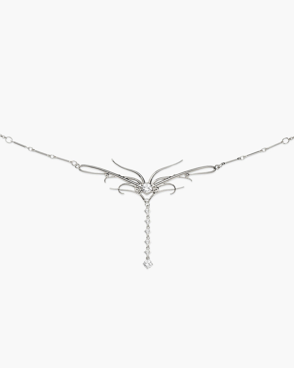 Dripping Waist Chain in Silver - en route jewelry